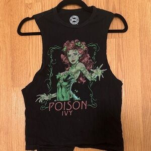 DC Comics Black and Green Poison Ivy Muscle Tee